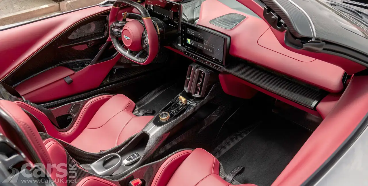 Aston Martin Valhalla Spider rear view displaying the distinctive hypercar styling