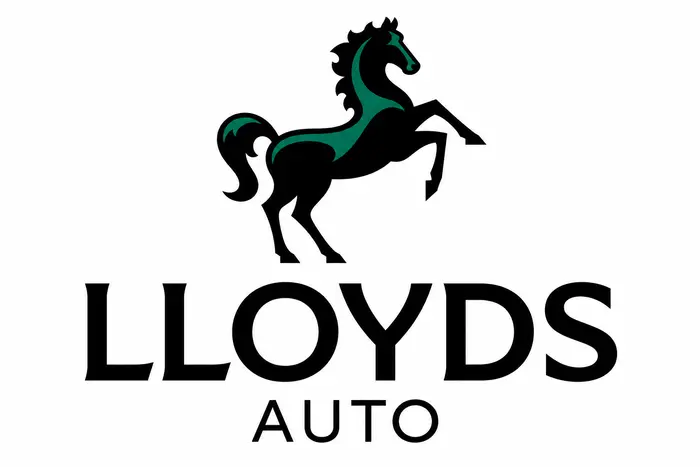 Lloyds Auto brand logo uniting Black Horse, Lex Autolease and Tusker