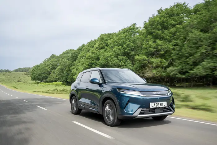 graph showing BYD overtaking Ford in European vehicle registrations
