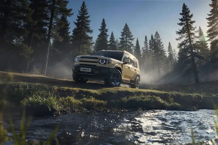 iCaur V27 electrified off‑road SUV concept model