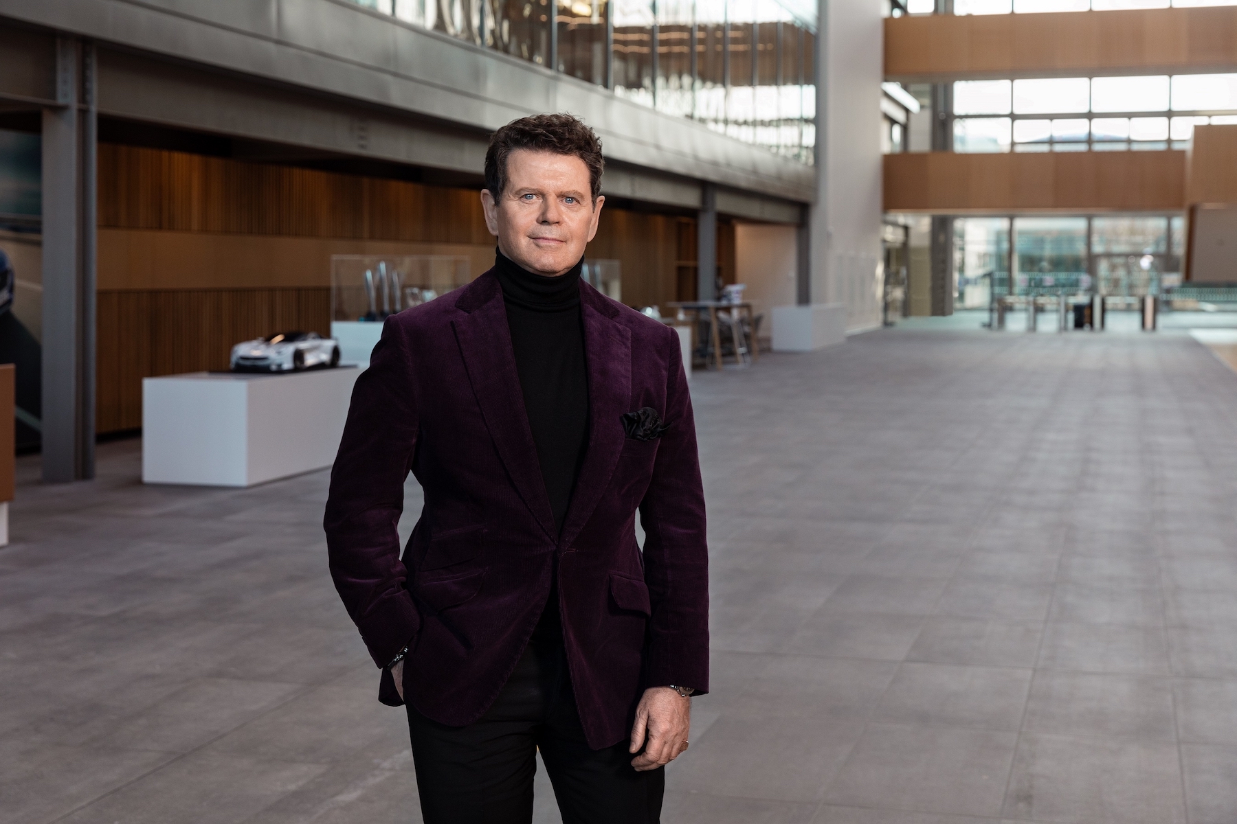 Gerry McGovern, former Jaguar chief creative officer, at a speaking engagement
