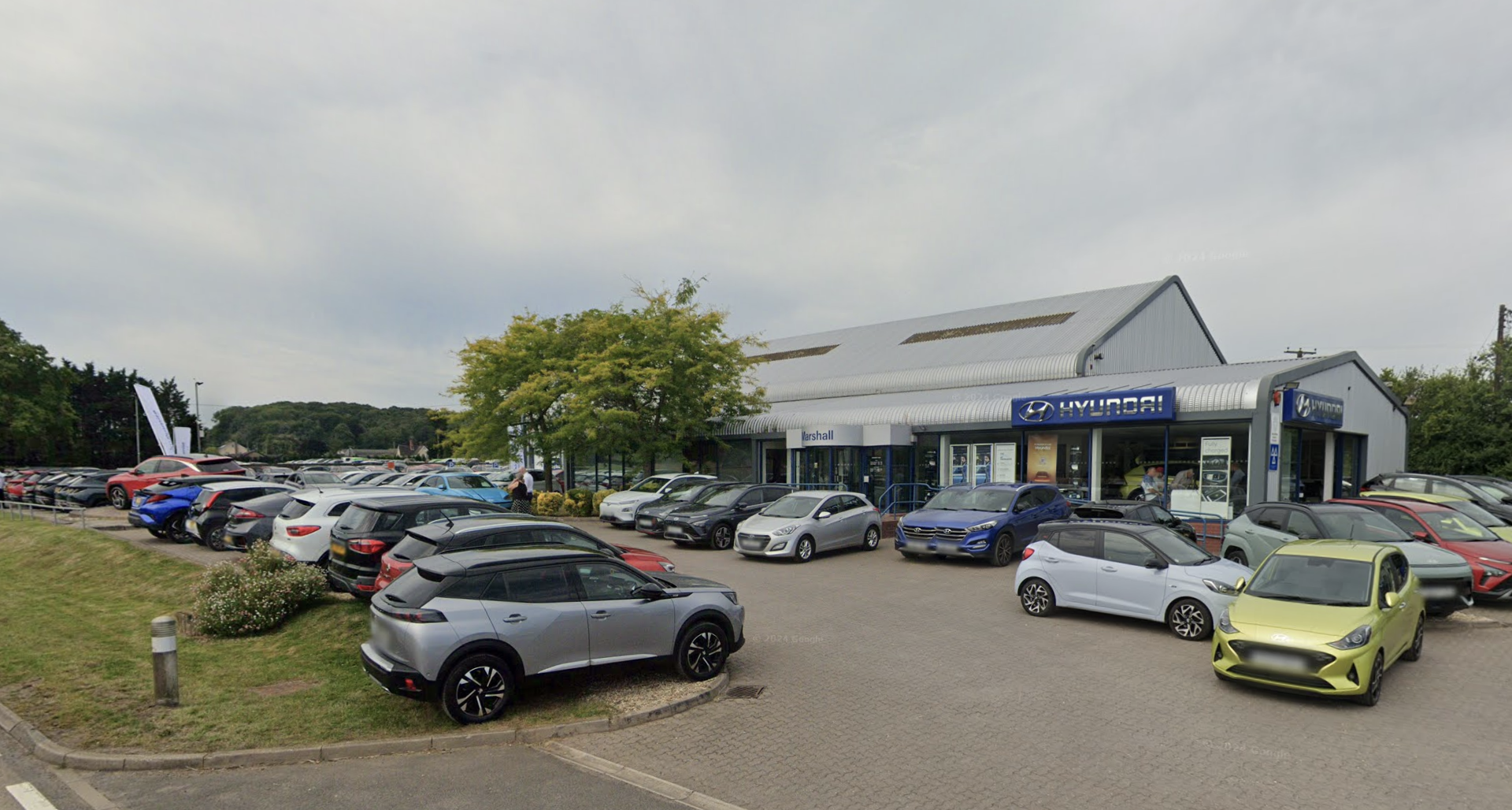 Why is Marshall closing its Hyundai Hereford dealership and moving Mercedes‑Benz sales from Blackburn?