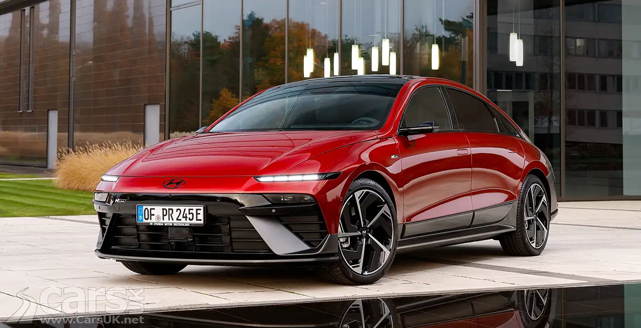 Hyundai Ioniq 6 side profile showing sleek silhouette