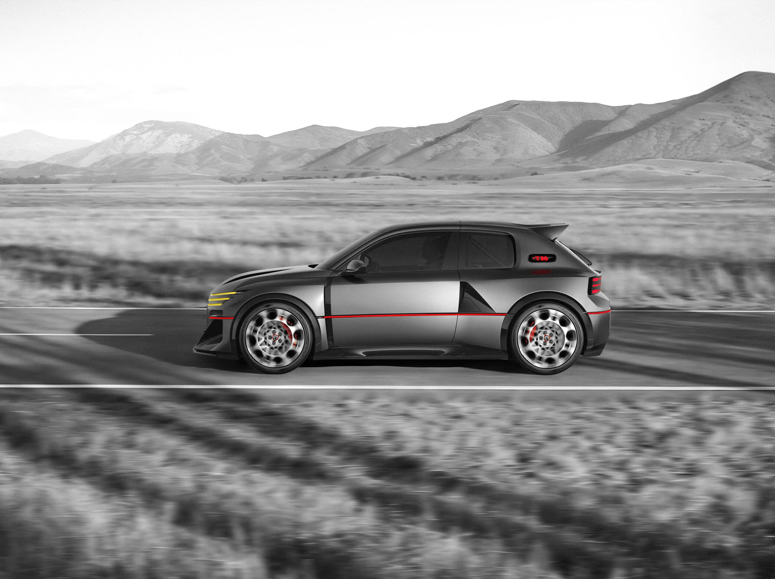 Peugeot E‑T16 concept with futuristic styling