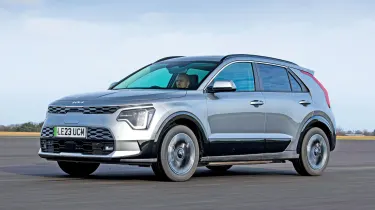Kia Niro Mk2 interior dashboard with infotainment display
