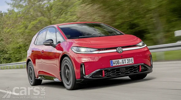 Volkswagen ID.3 GTI front view showing sporty front fascia