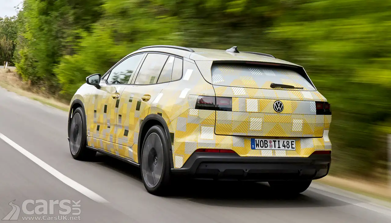 rear view of the Volkswagen ID Tiguan with updated taillights